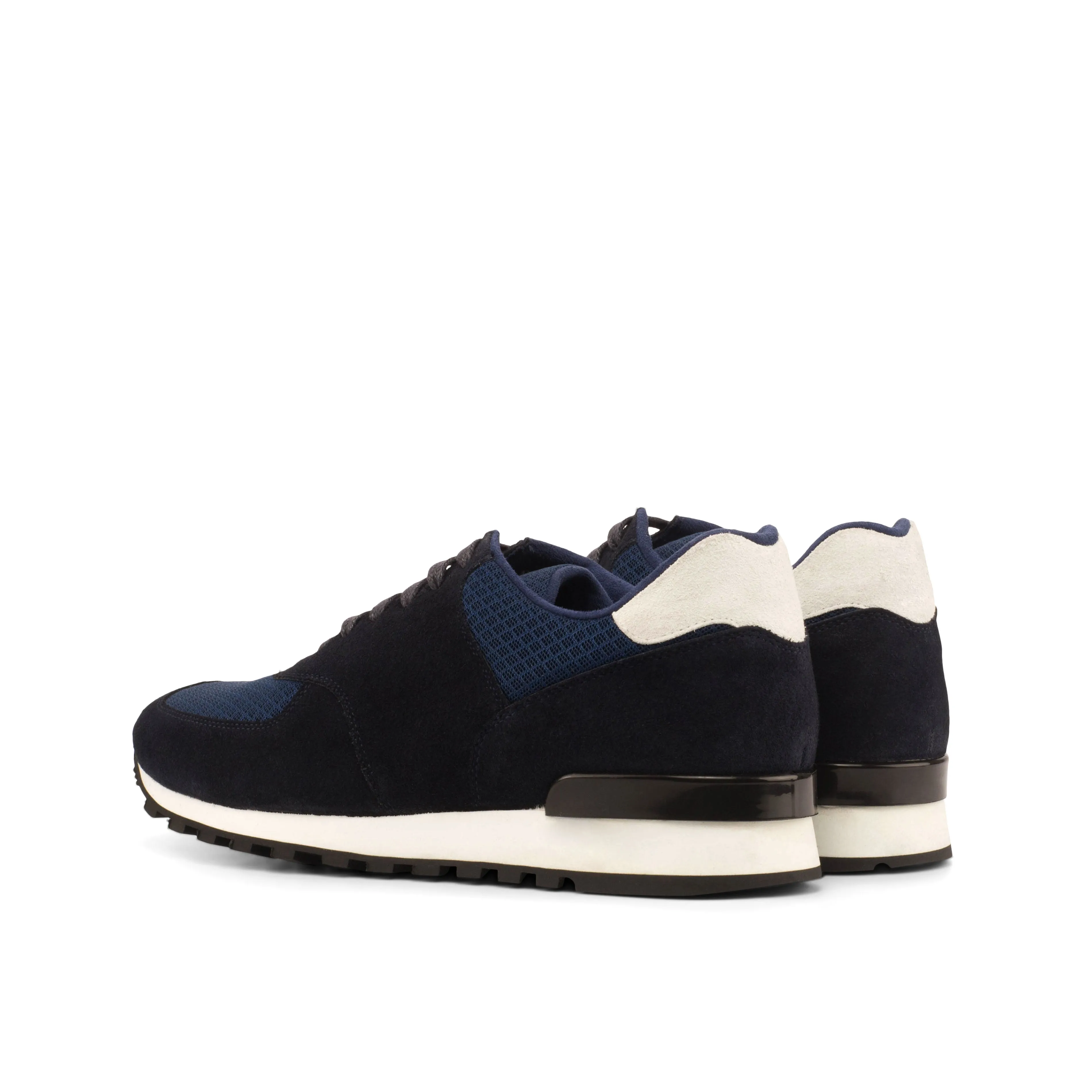 Traction Design Navy Suede & Mesh Jogger Sneakers