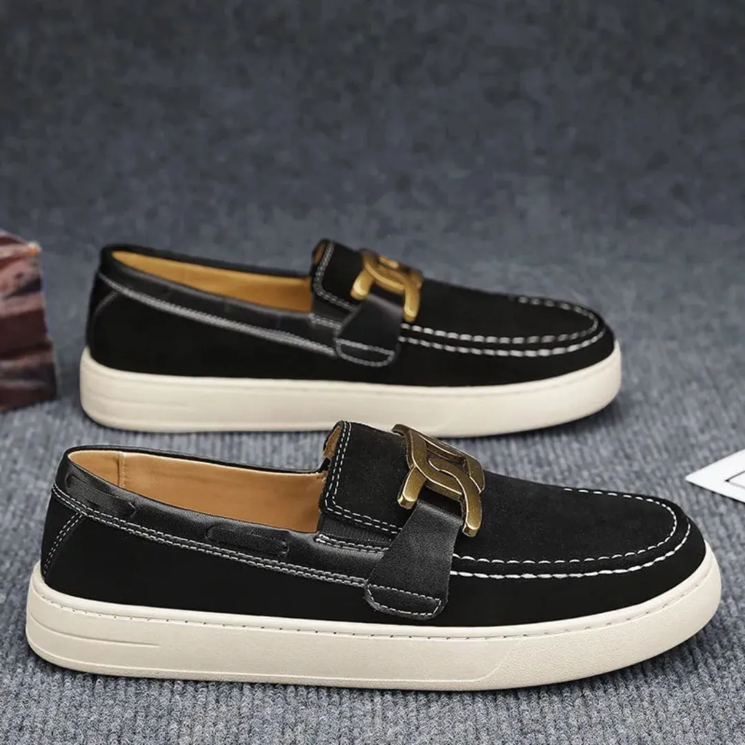 Soft Grip Nico Prestige Leather Loafers