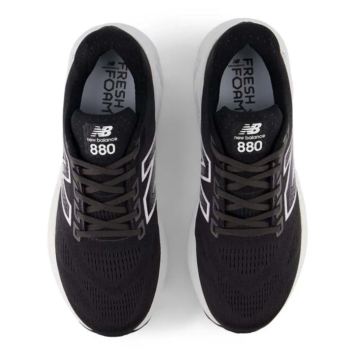 Mens New Balance Fresh Foam X 880v15 in Black/White/Reflection Urban Casual Impact Diffusion Layers