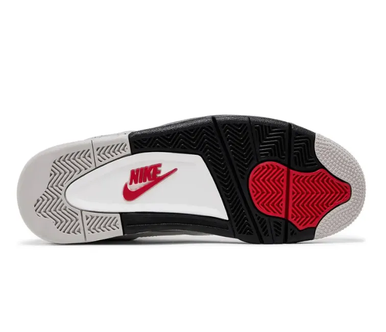 Techy Design enjoyable running experience Men??s Nike Air Jordan 4 Retro (White Cement)