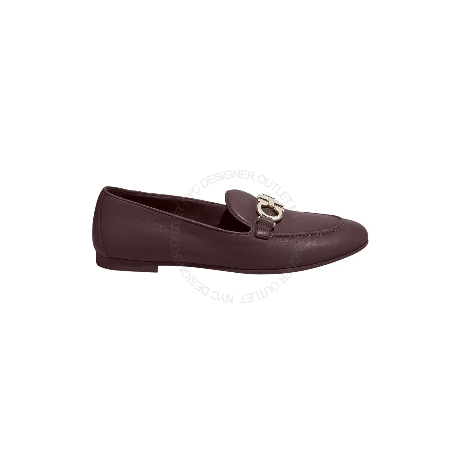 Food Court Camp Time Ferragamo Trifoglio Women Loafers