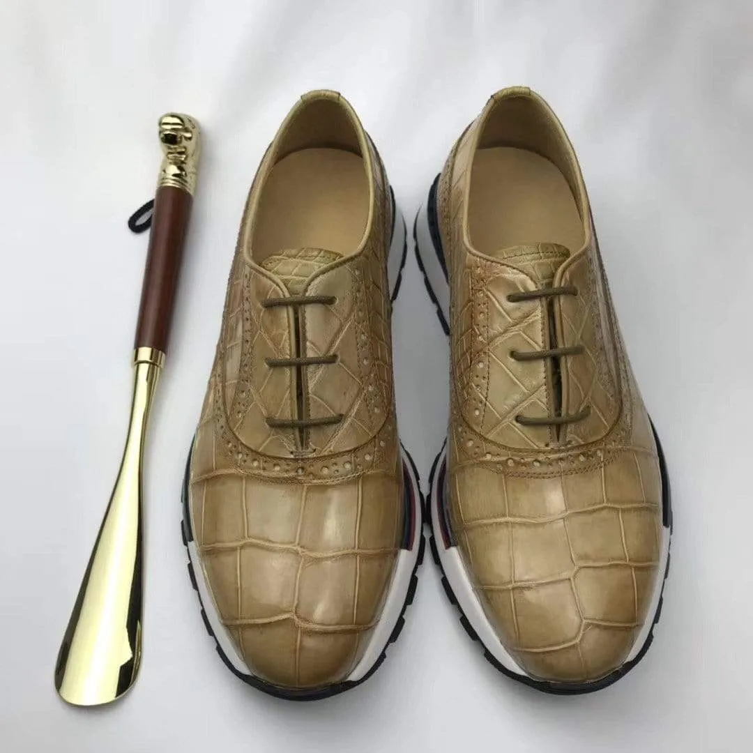 Crocodile Shoes CROCODILE  Sports Shoes Leisure Men's Shoes Versatile Footwear Style Camp Glow