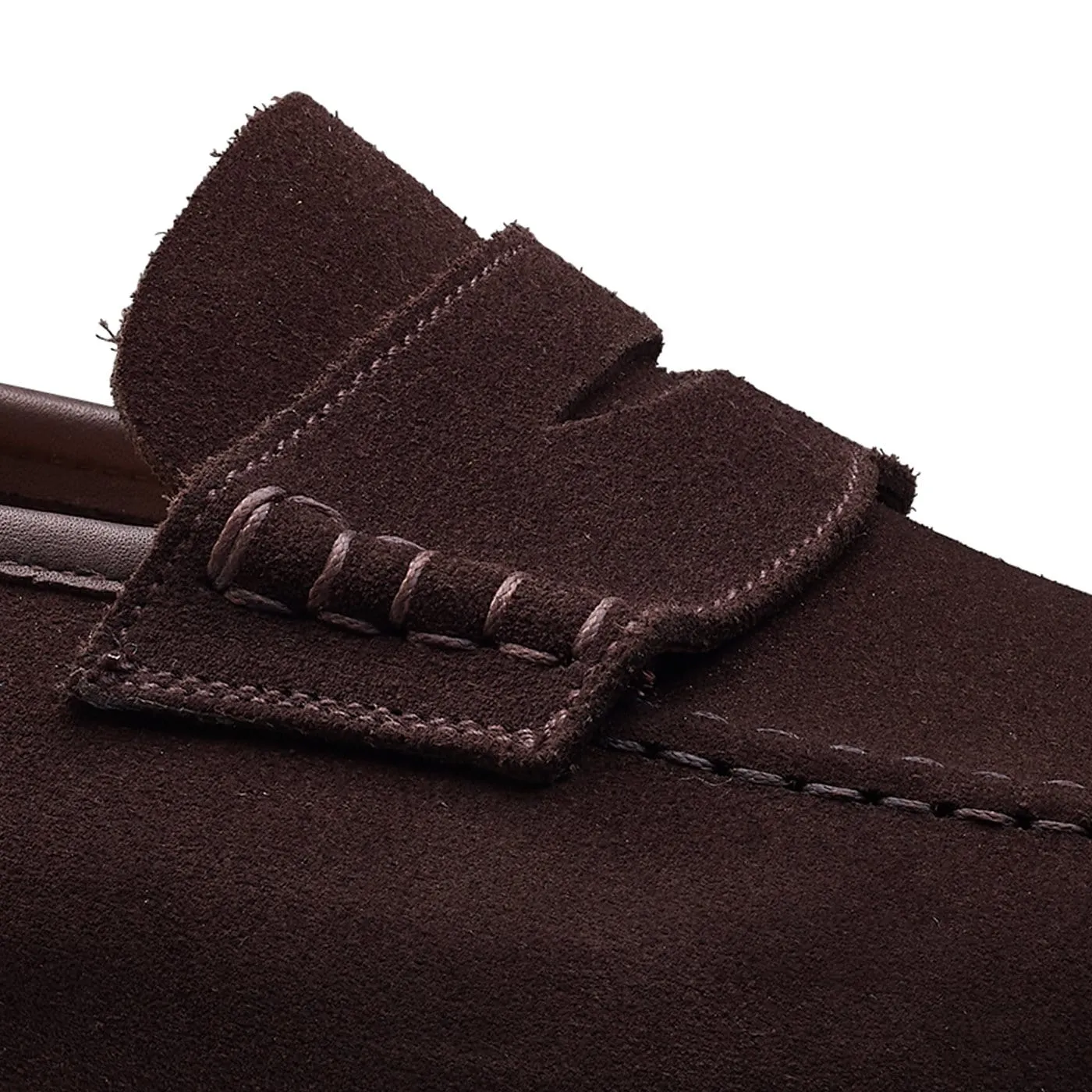 Seaton Dark Oak Suede Book Fair Effortless Stylish Shoes
