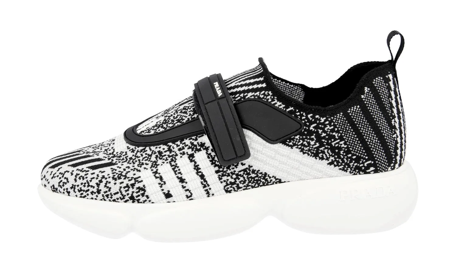 High Top Design Prada Women's Grey Cloudbust Sneaker 1S217I