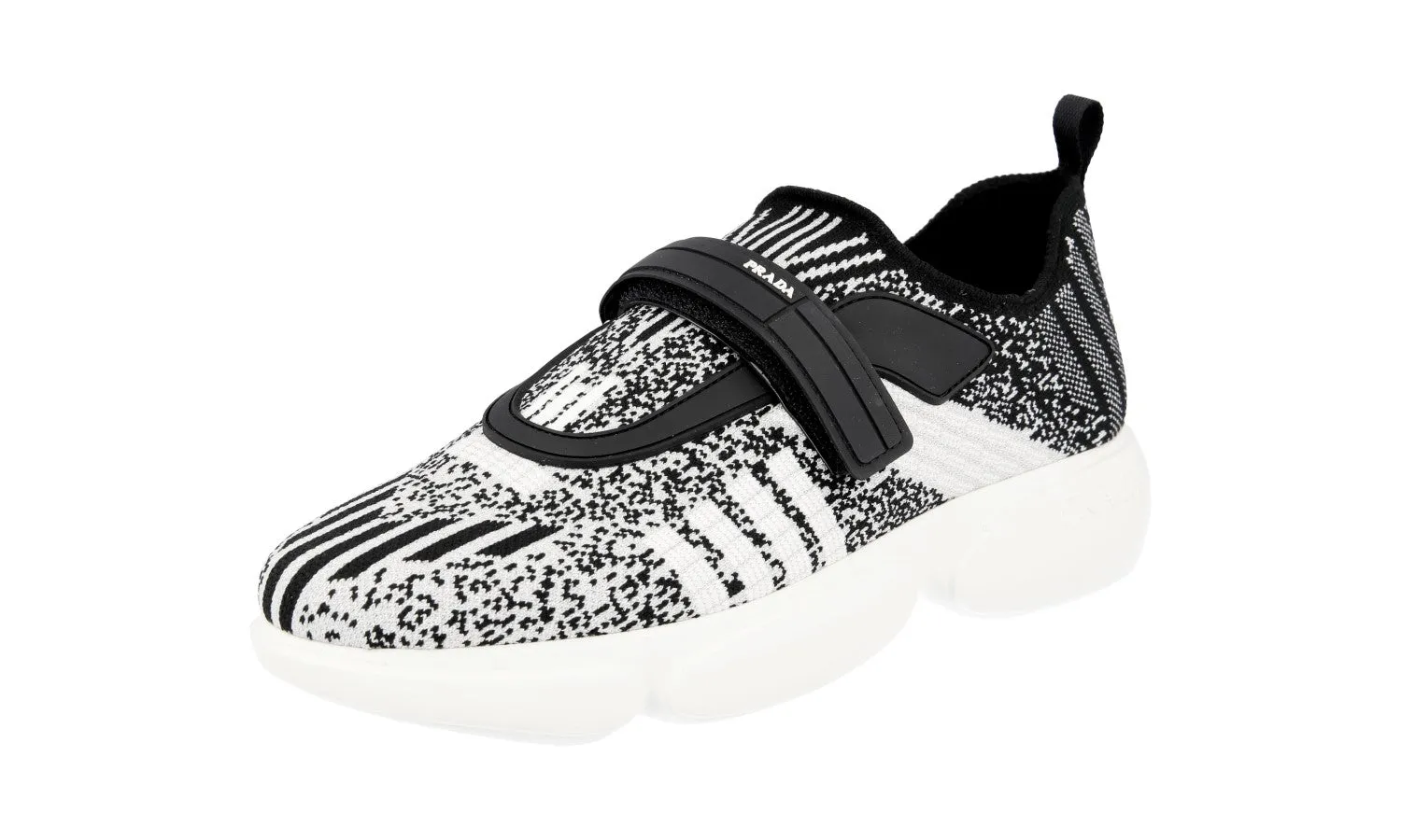 Rockered Sole Prada Women's Grey Cloudbust Sneaker 1S217I