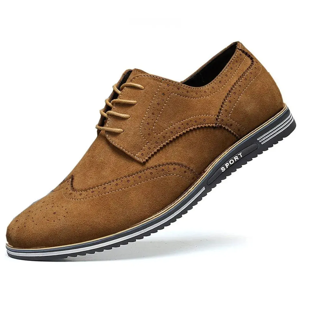 Vegan Material Options Oscar Suede Wingtip Sneakers