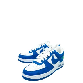 Pure Black Louis Vuitton Bicolor X Nike Air Force 1 Sneaker 7