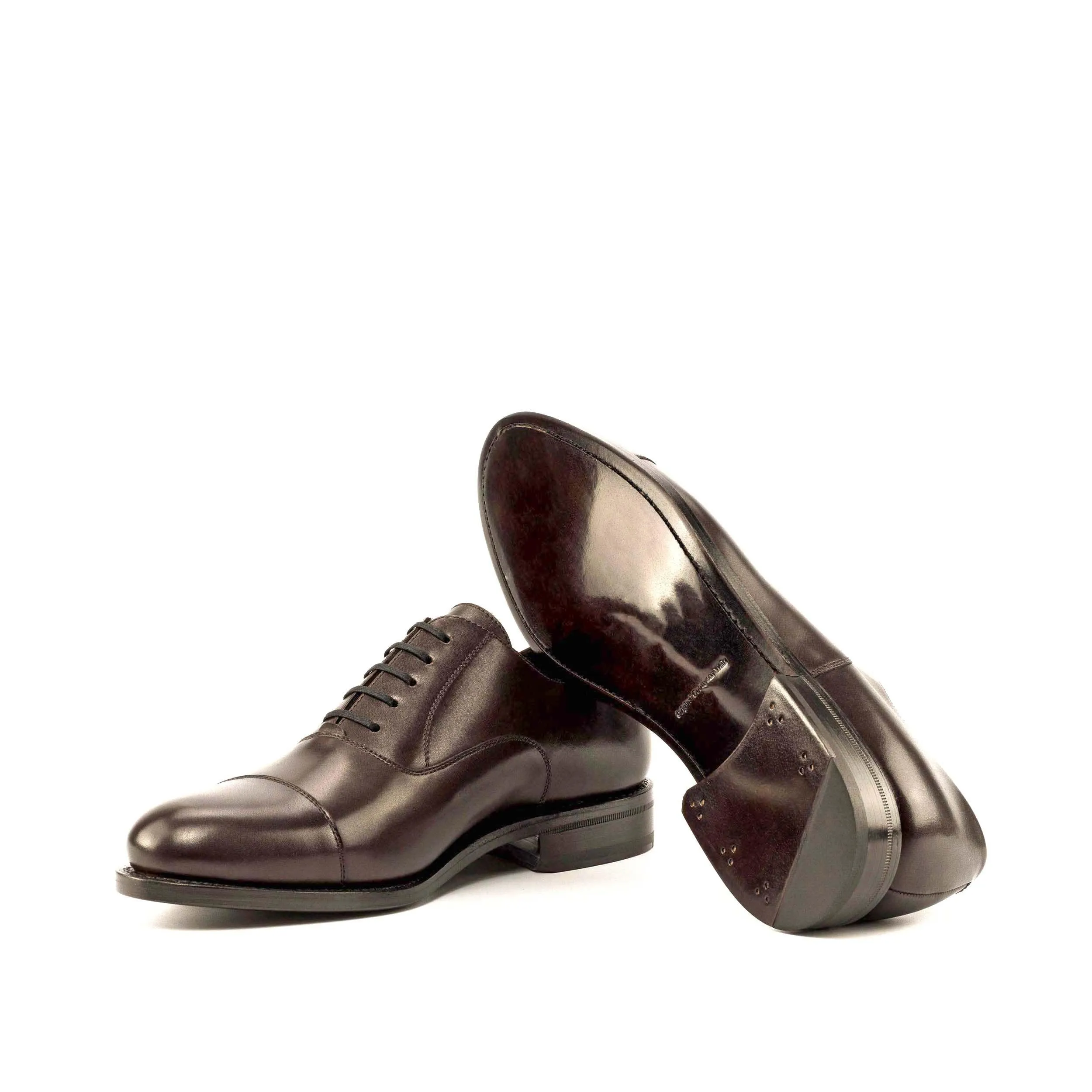 Formal Elegance Oxford dark brown box calf