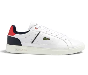 Shock Resistance Men's Lacoste Europa Pro 123 3 SMA (White/Navy/Red)