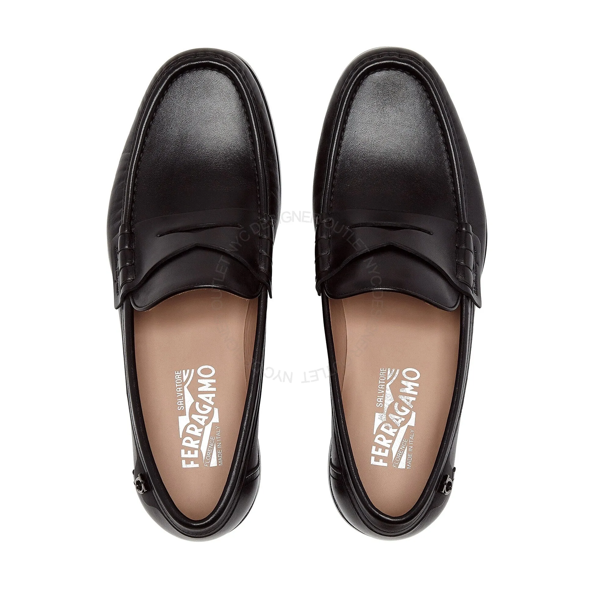 Bay View Forest Glow Ferragamo Port Moccasins