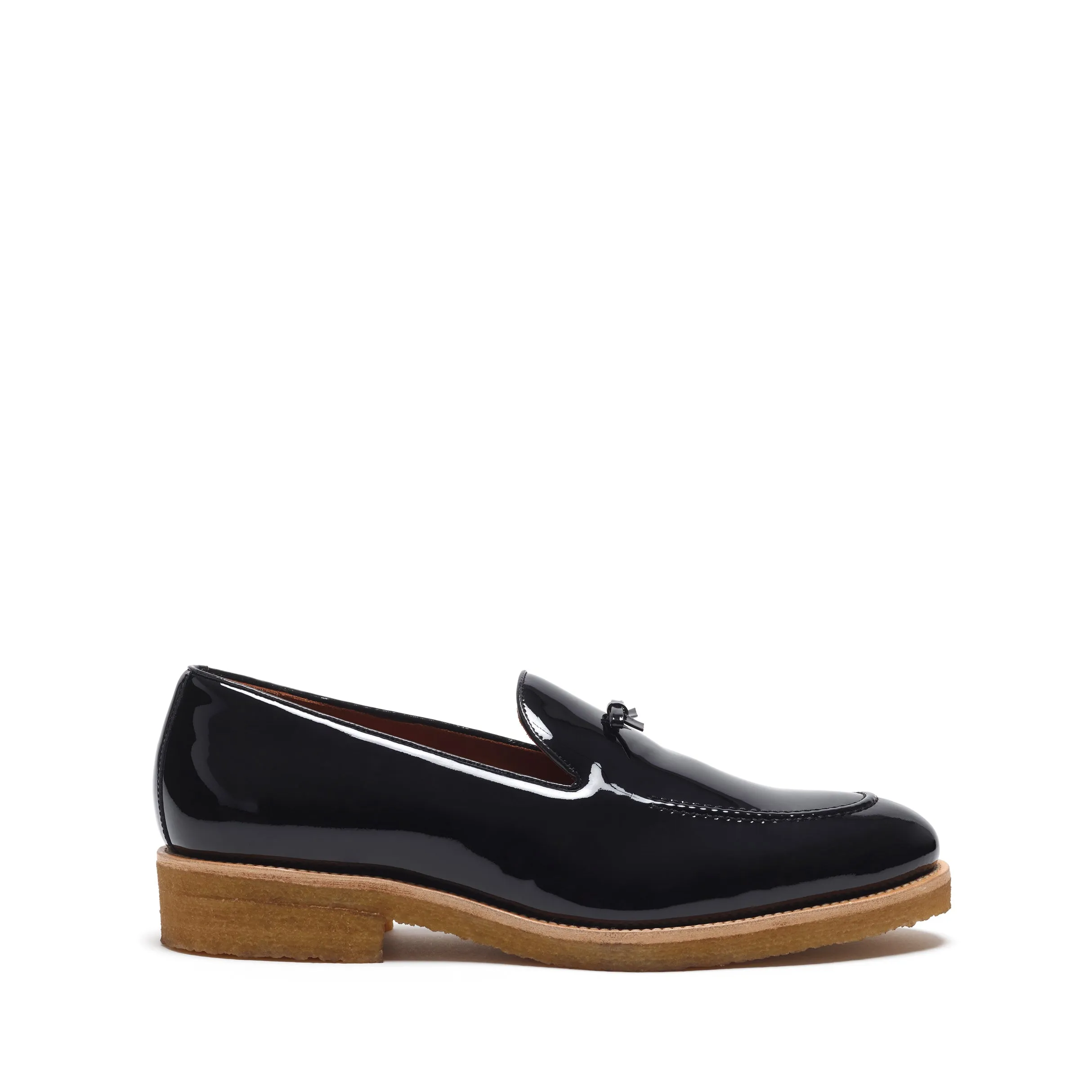 Patent Black Belgian Loafer Spring Light Soft Leather Fit