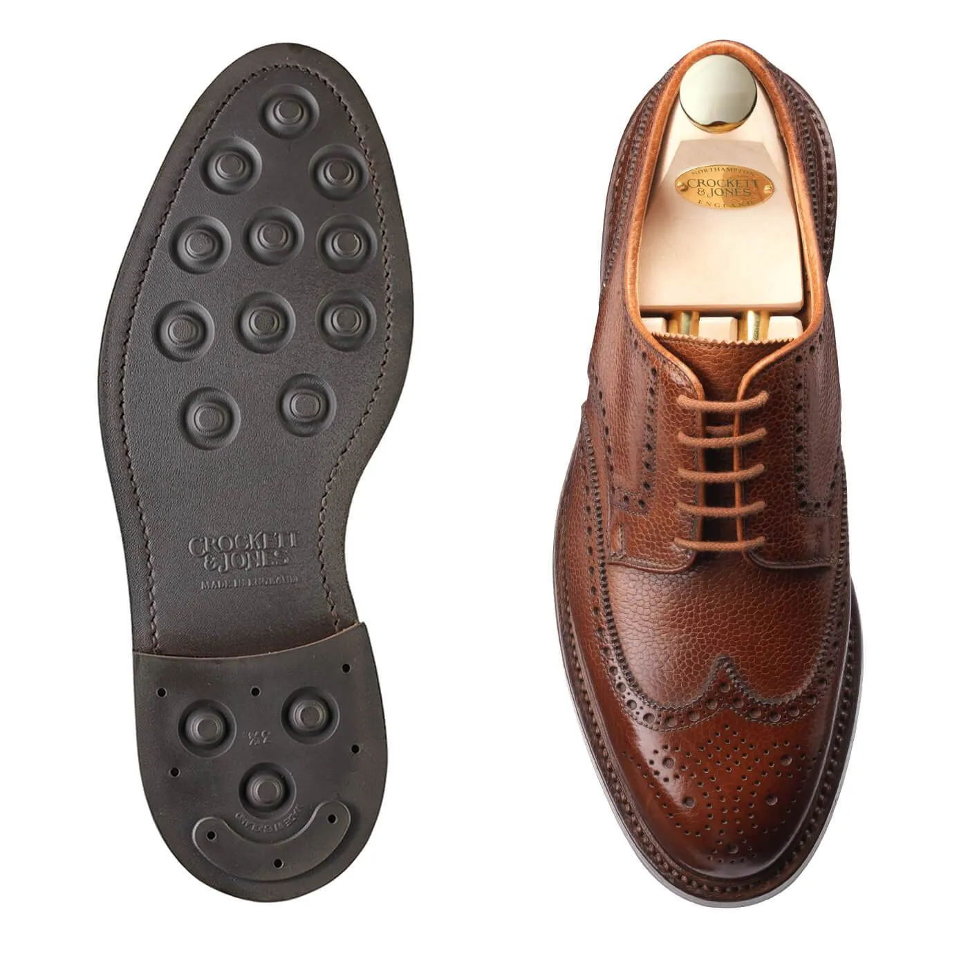 Comfortable Sole Pembroke Tan Scotch Grain (G Fitting) portable