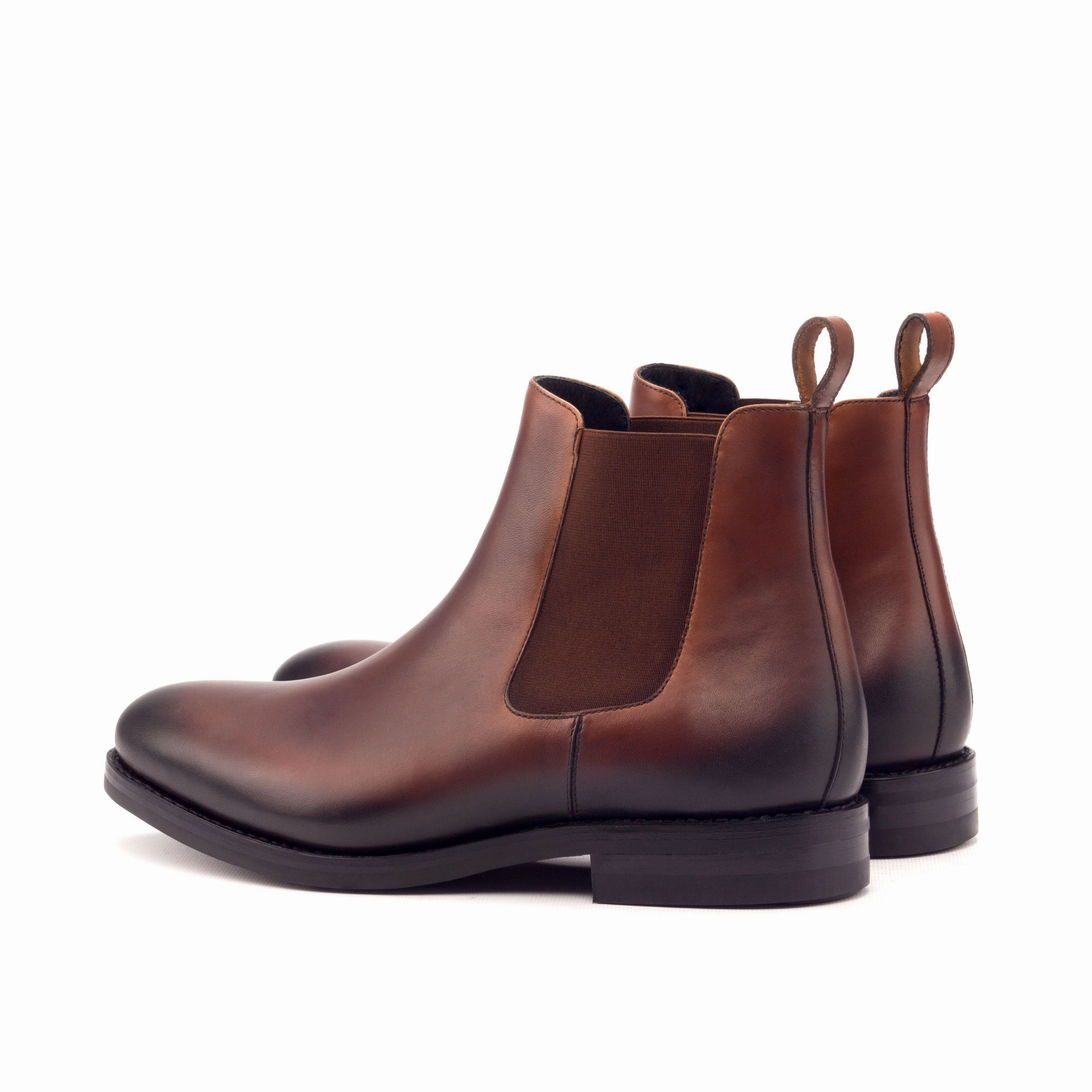 Go Everywhere Medium Brown Painted Calf Chelsea Boots