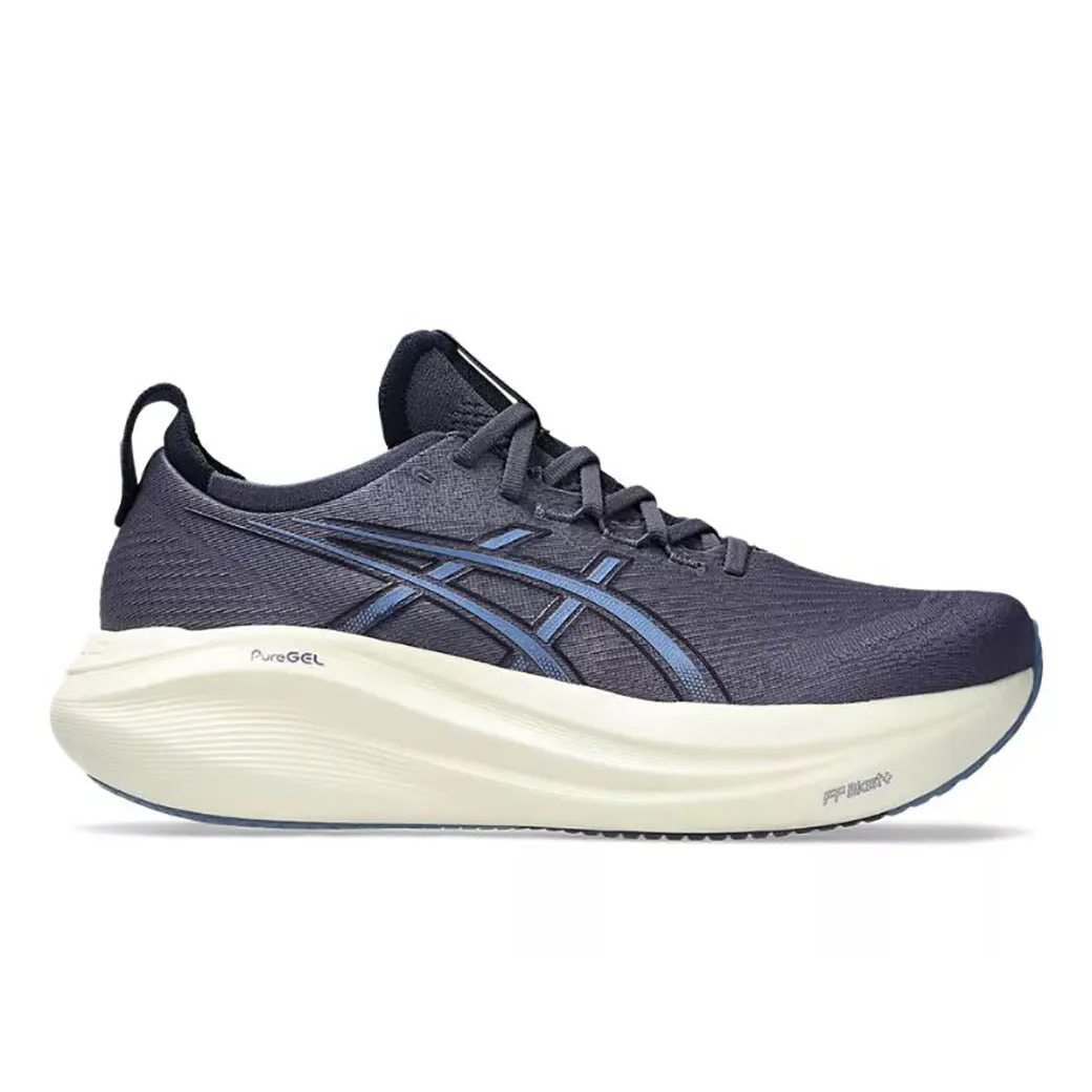Mens Asics Gel-Nimbus 27 Wide in Indigo Fog/Denim Blue composite material