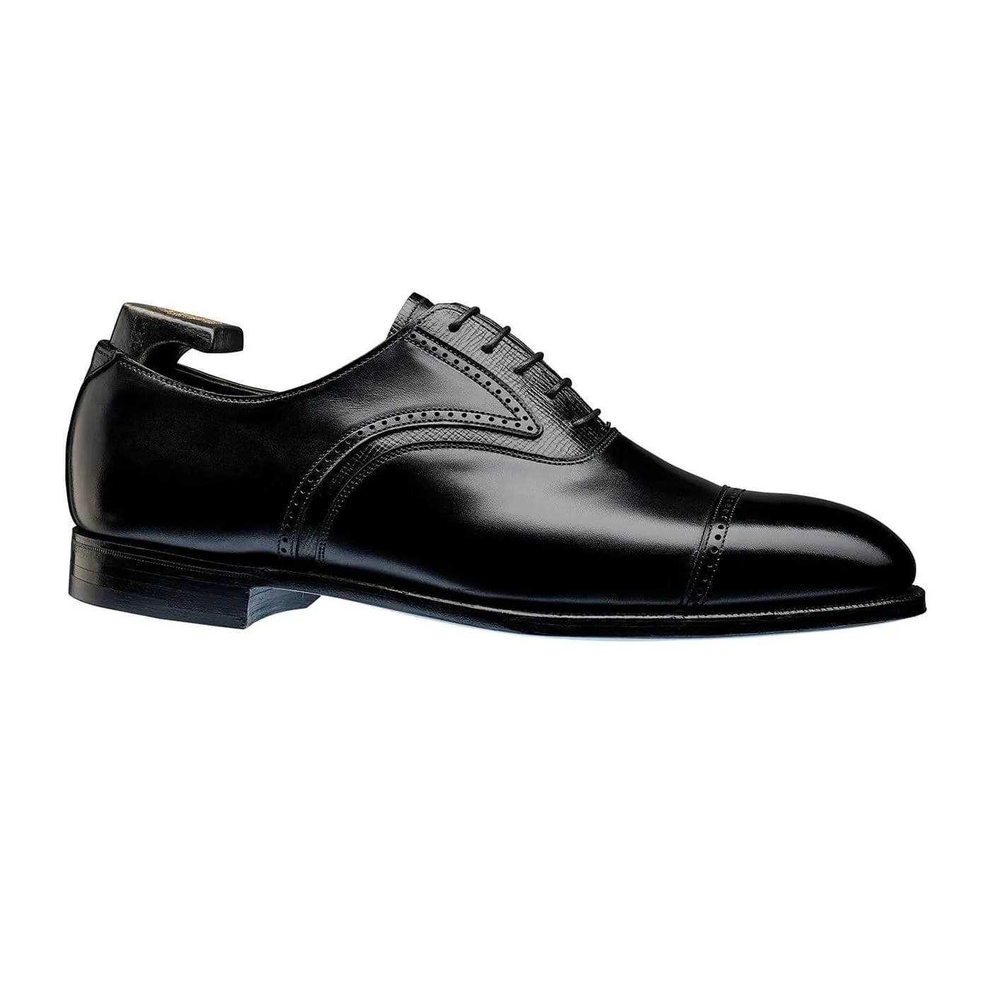 Perry Black Calf & Black Willow Grain Graduate Oxfords