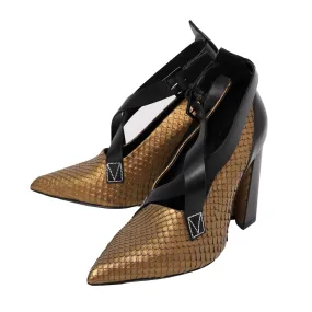 Office Cool Boho Free Louis Vuitton Bicolor Python Gamble Diva Pump 38