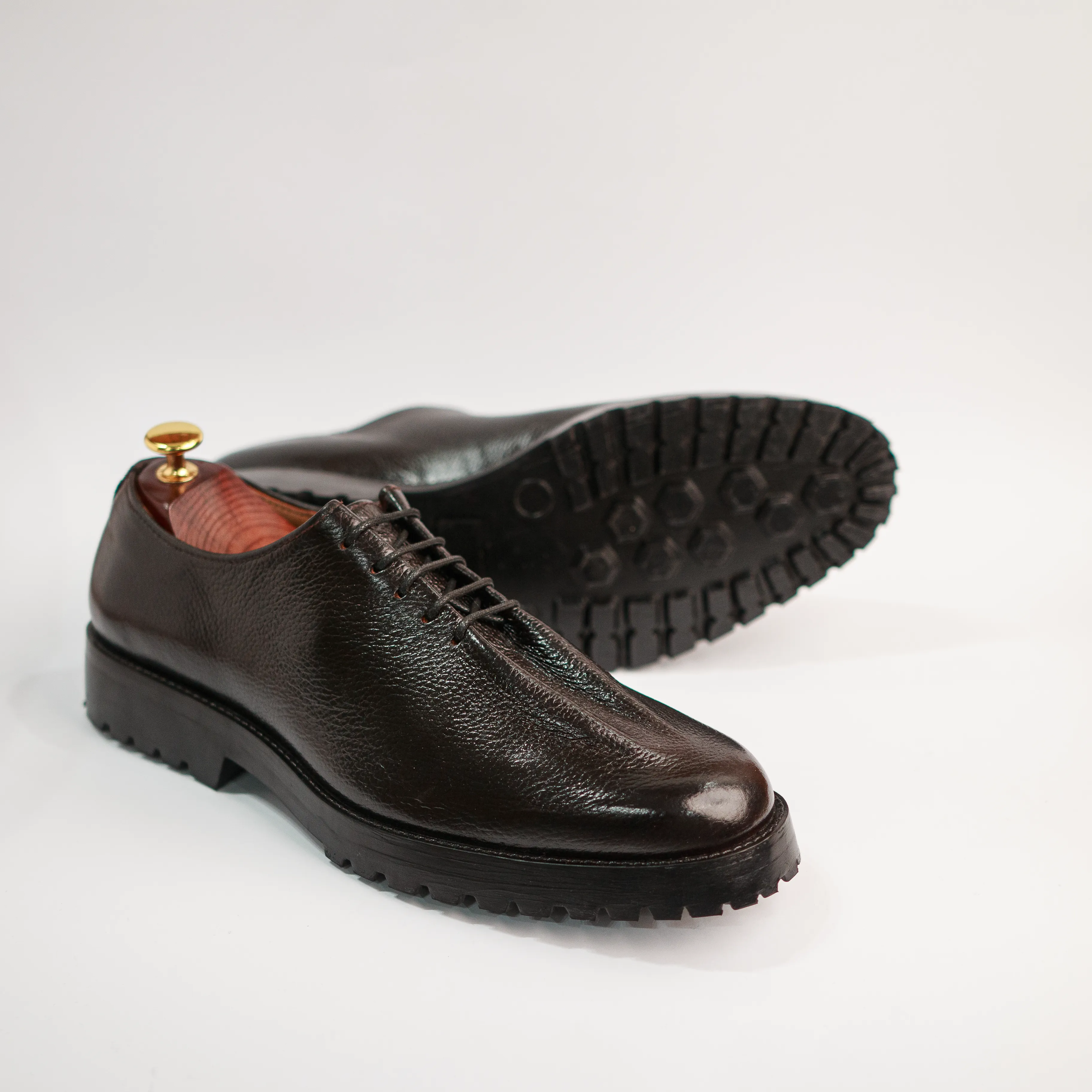 Phantom - Dark Burgundy Slim Profile Office Ready Leather Step