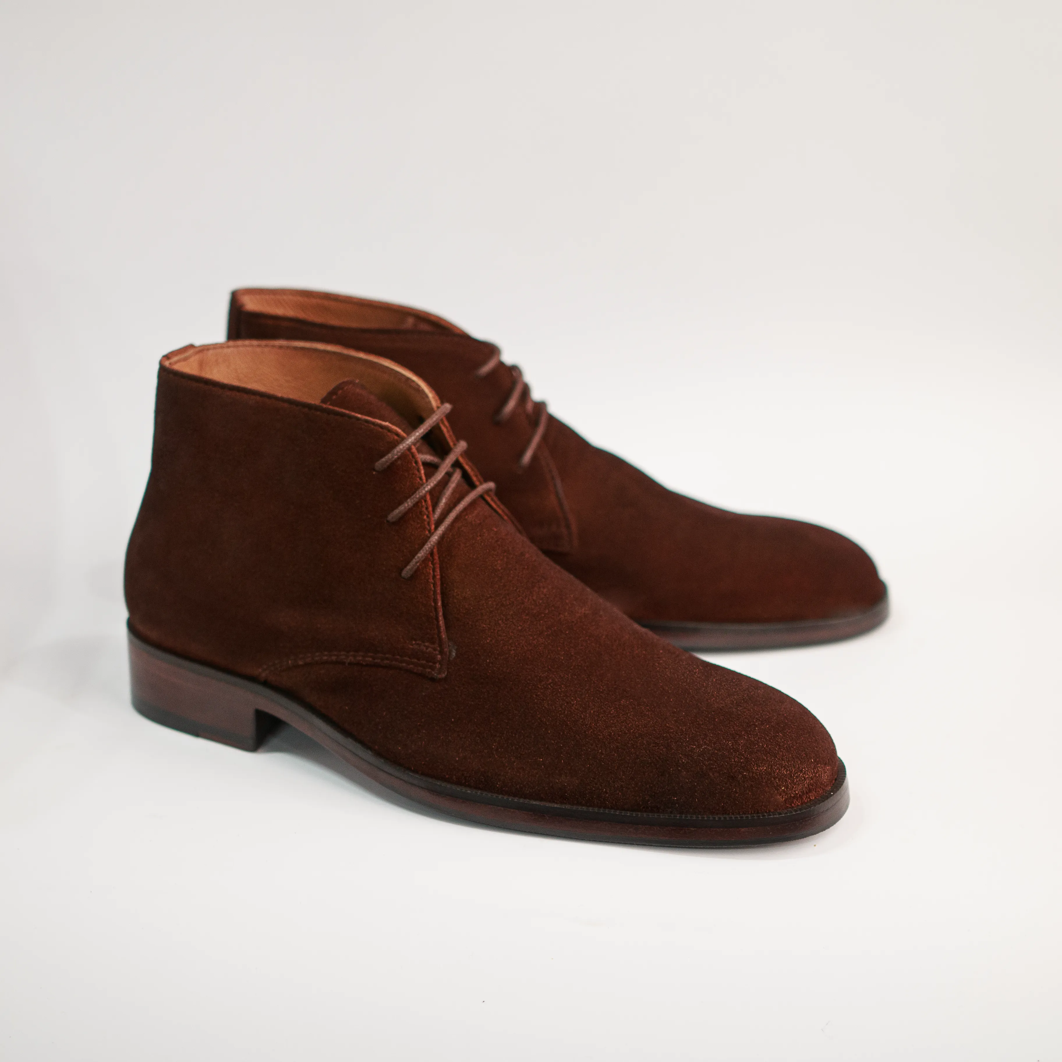 Nomad Suede - Dark Brown Nude Oxfords