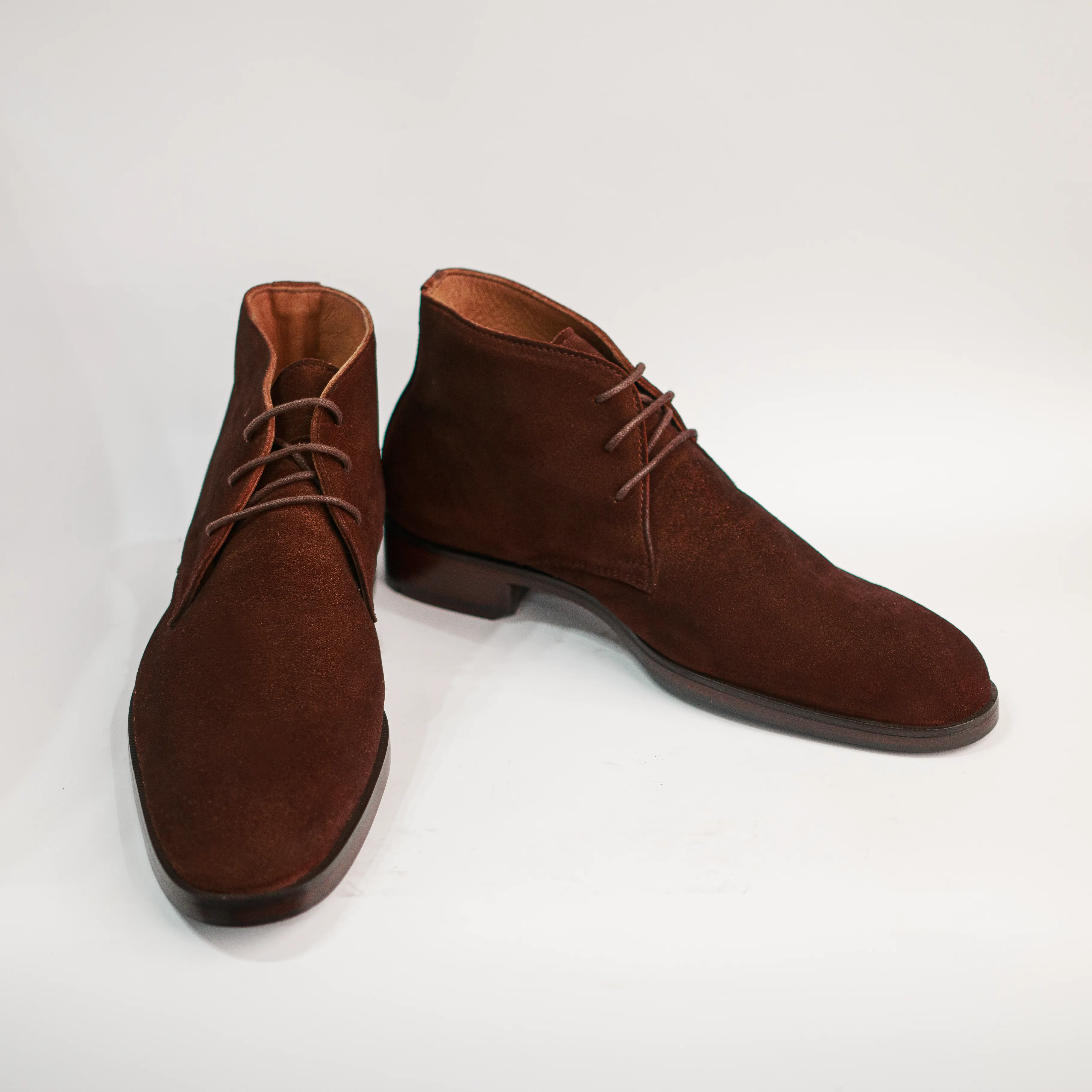 Premium Comfort Durable Office Shoes Nomad Suede - Dark Brown