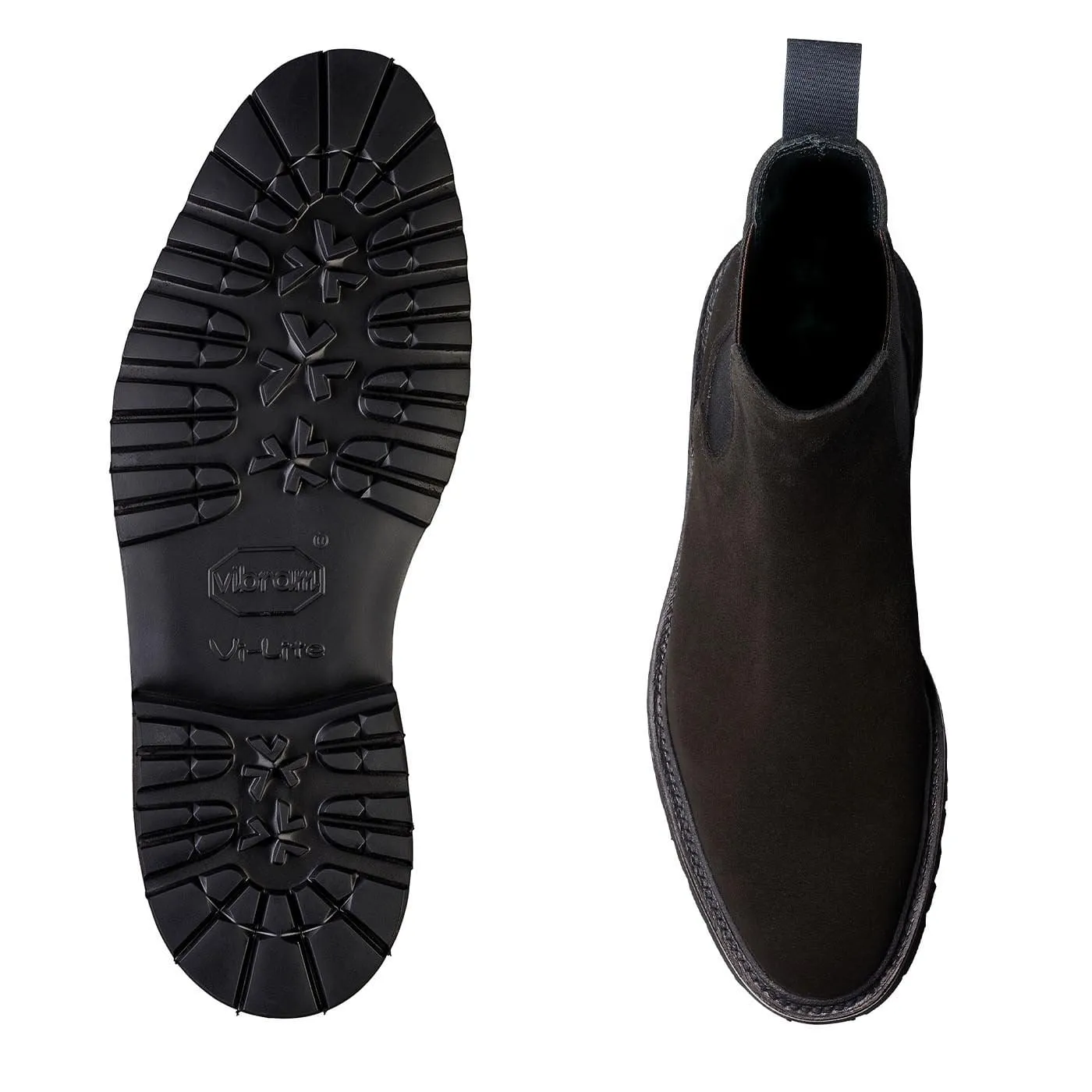 Poppy Black Suede midsole Snug Fit Design