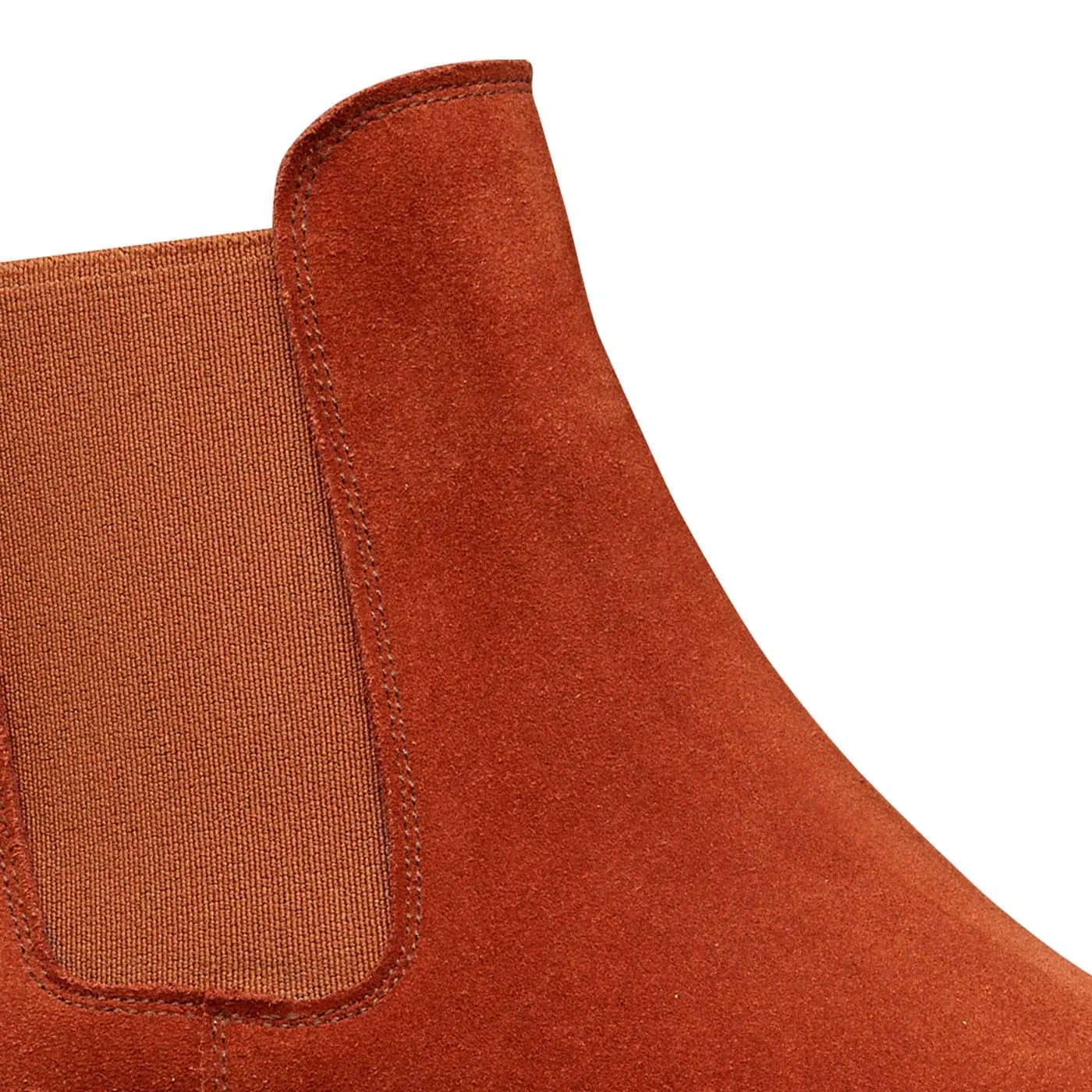 Poppy Terracotta Suede Adjustable Stylish Footwear