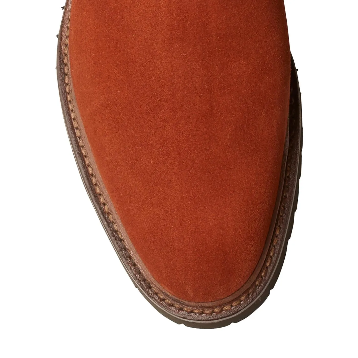 Airy Walk Poppy Terracotta Suede