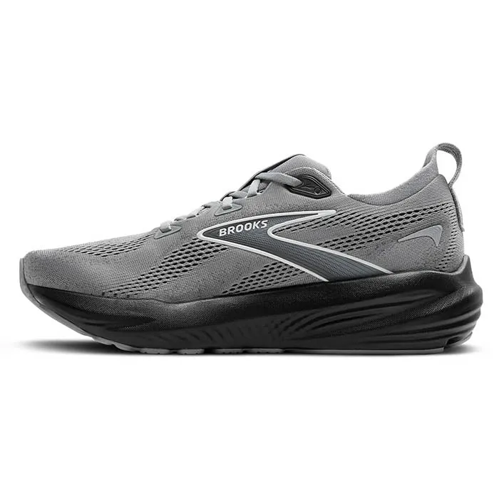 Mens Brooks Running Glycerin 22 in Primer Gray/Ebony/Bluewash AntiSlip