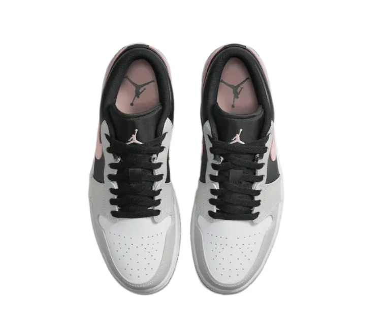 ComfortableFit Men's Nike Air Jordan 1 Low (Black/Coral)