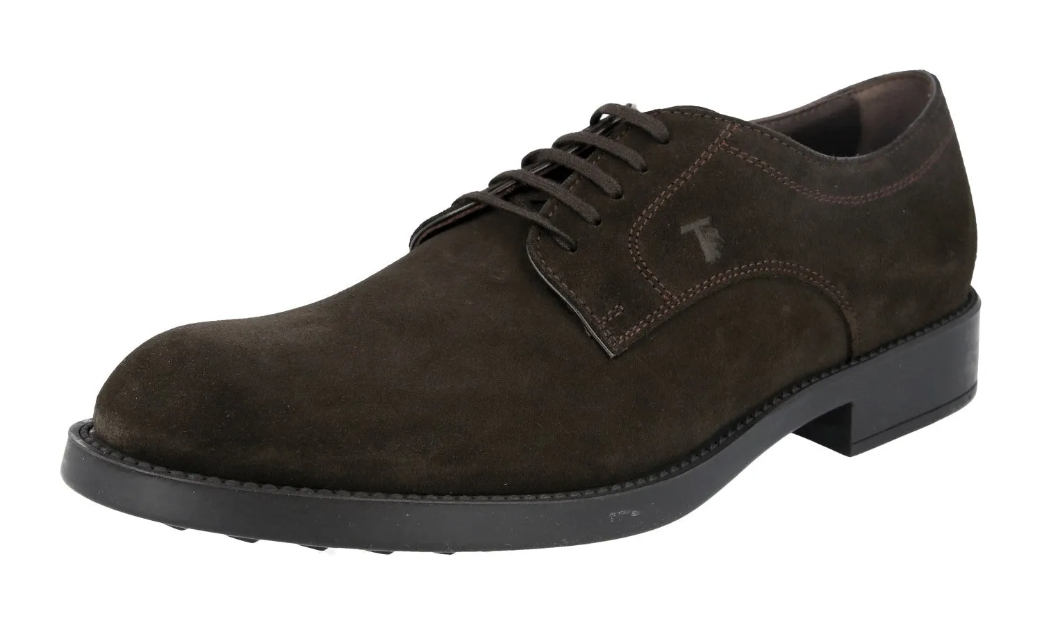 Routine Fit Tod's Men's Brown Leather Lace-up Shoes XXM0ML