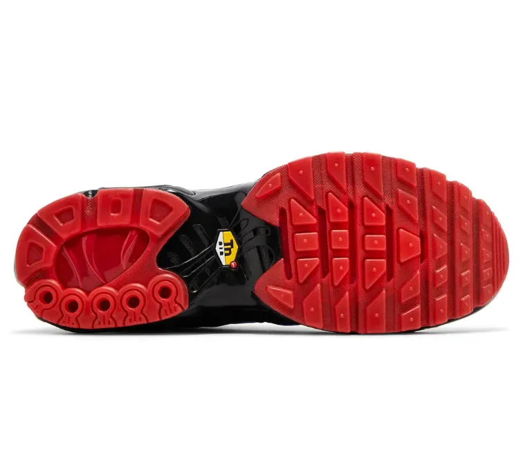 Men's Nike Air Max Plus TN (Shark Attack) running for a positive mindset