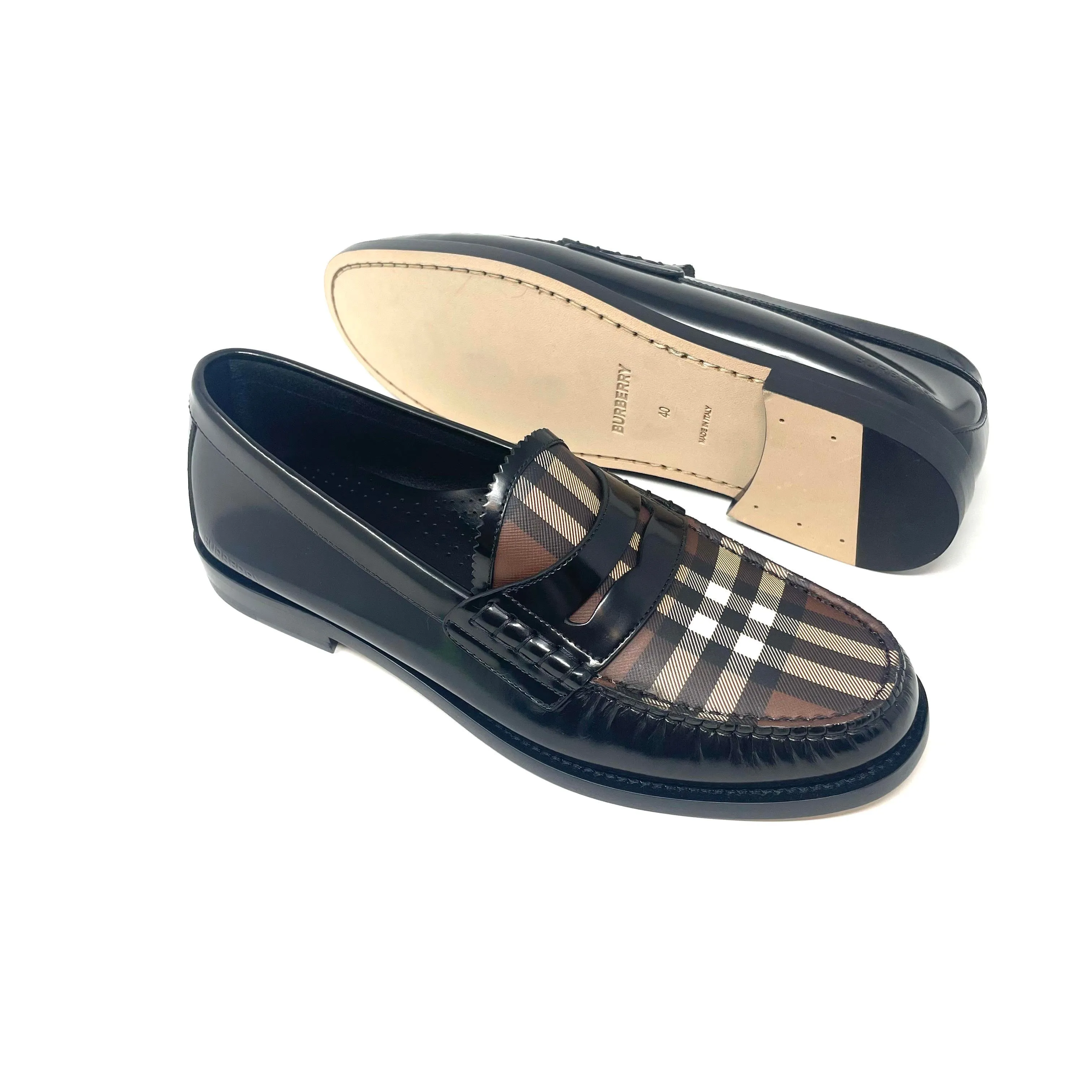 Burberry Penny Loafer Shoe Mesh Scent Path