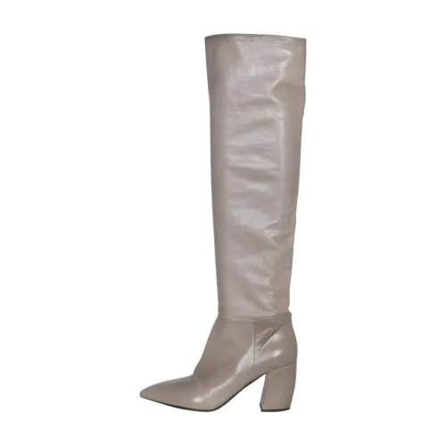 Year Trust Prada Leather Knee High Boots