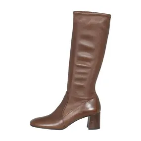 Season Ease Hero Edge Prada Leather Mid-Calf Boots
