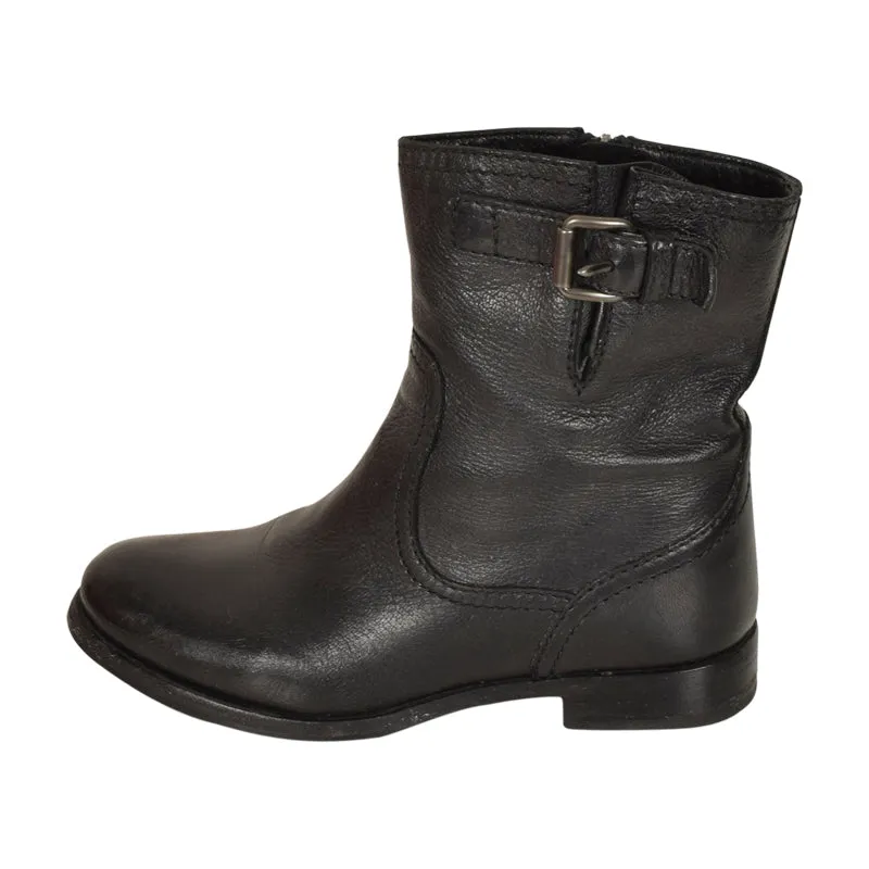 Non Slip Wellness Seekers Queen Touch Prada Leather Moto Boots