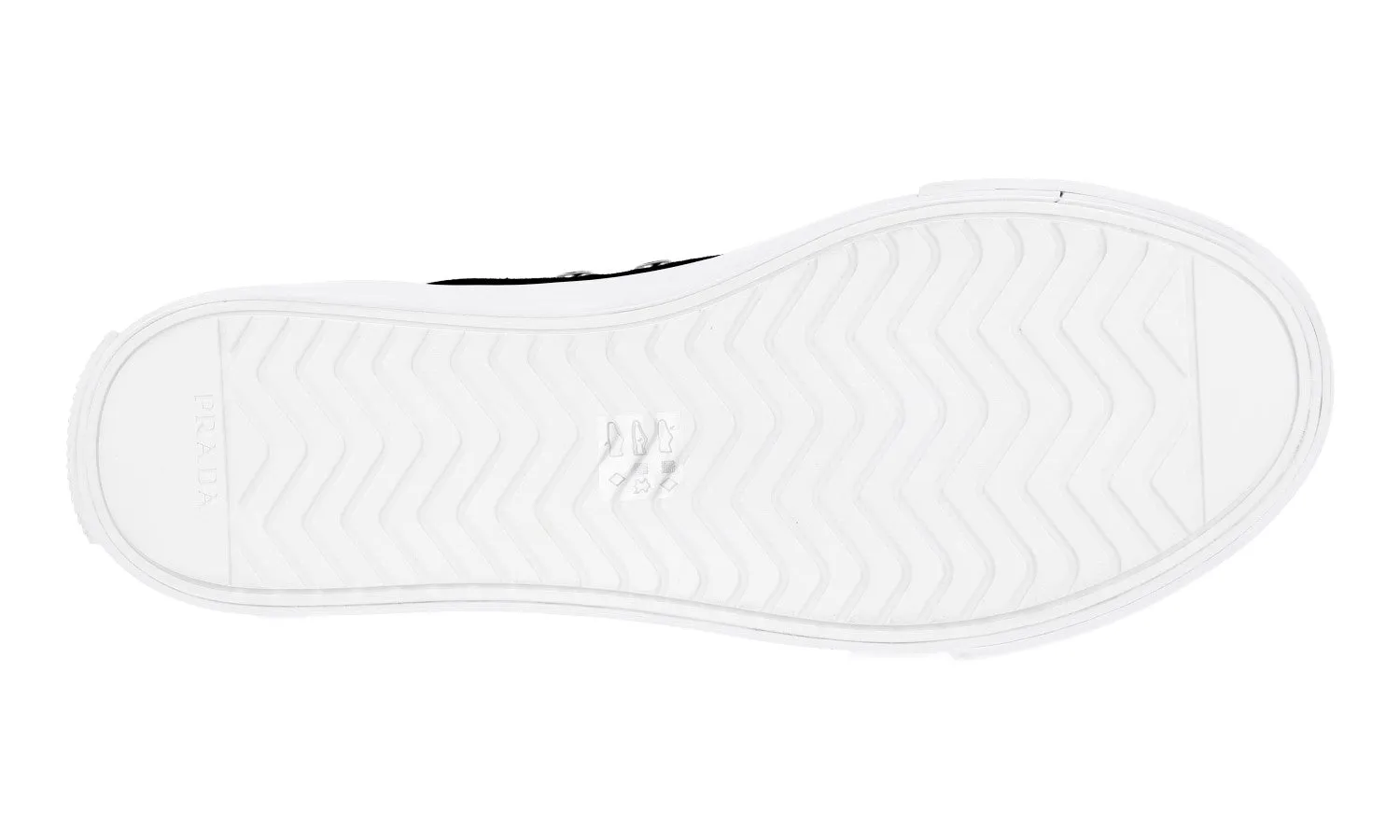 Prada Men's Black High-Top Sneaker 4T3557 Relaxed Feel