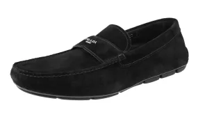 Sole Hold Prada Men's Black Leather Loafers 2DD007