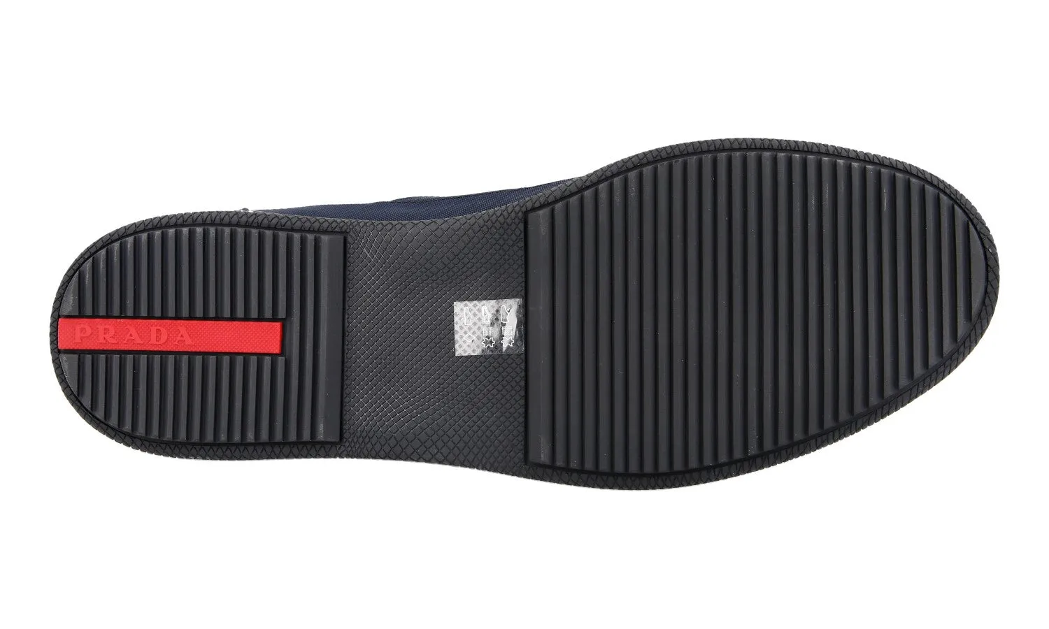 Balanced Arch High Performance Fit Prada Men's Blue High-Top Sneaker 4T3029