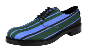 Prada Men's Blue Lace-up Shoes 2EG399 Busy Schedule waterproof