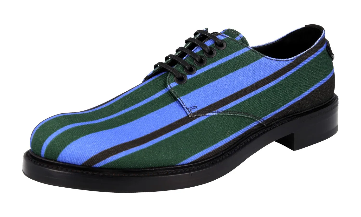 Prada Men's Blue Lace-up Shoes 2EG399 Busy Schedule waterproof