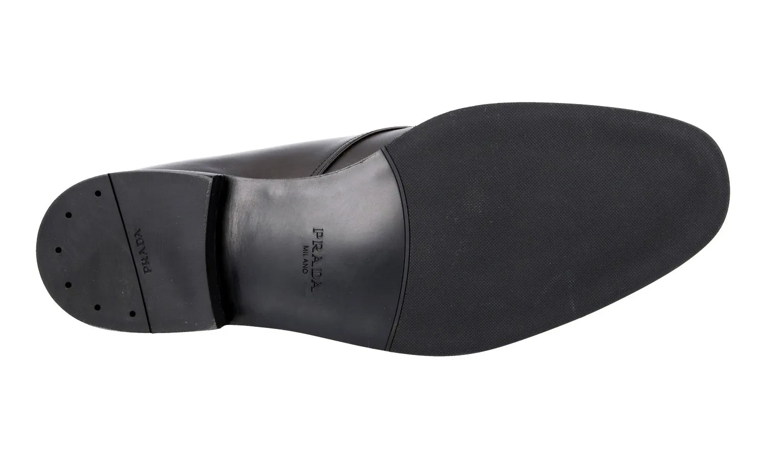 Neat Stitching Posture Ready Prada Men's Brown welt-sewn Leather Chukka Desert Boots Lace-up Shoes 2TC049