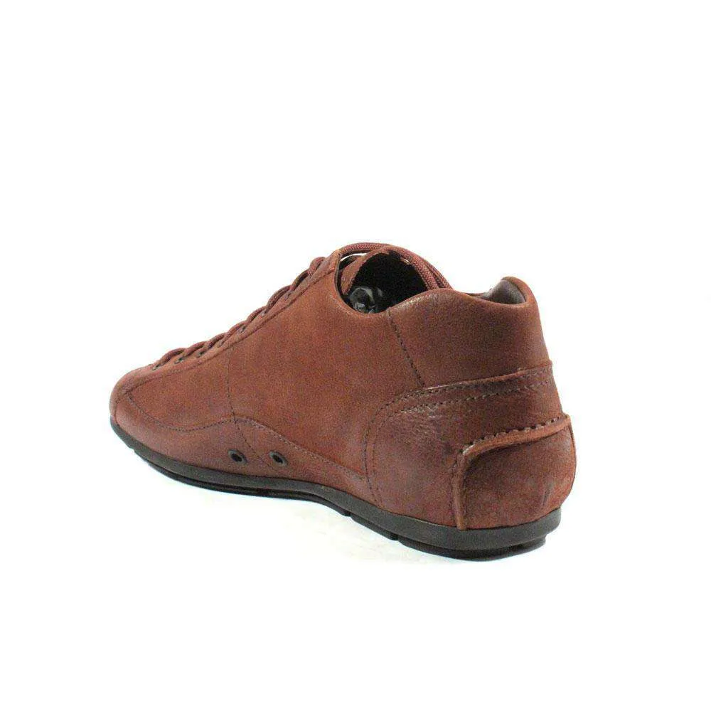 Play Hard Prada Men's Designer Shoes Brown Color Leather Sports Designer Shoes 2T1559 (PRM13)