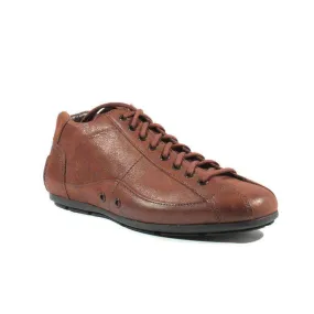 Prada Men's Designer Shoes Brown Color Leather Sports Designer Shoes 2T1559 (PRM13) Grace Walk Work Life