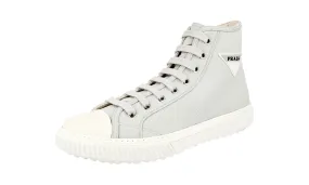 Prada Men's Silver Stratus High-Top Sneaker 4T3306 EVA Composite