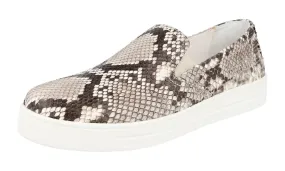 cushioning technology Prada Women's Beige Leather Slip-on Sneaker 3S5802