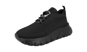 Tensile Reinforcement Prada Women's Black Chunky Sneaker 1E655M