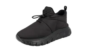 ScratchResistantSurface Prada Women's Black Chunky Sneaker 1E741M