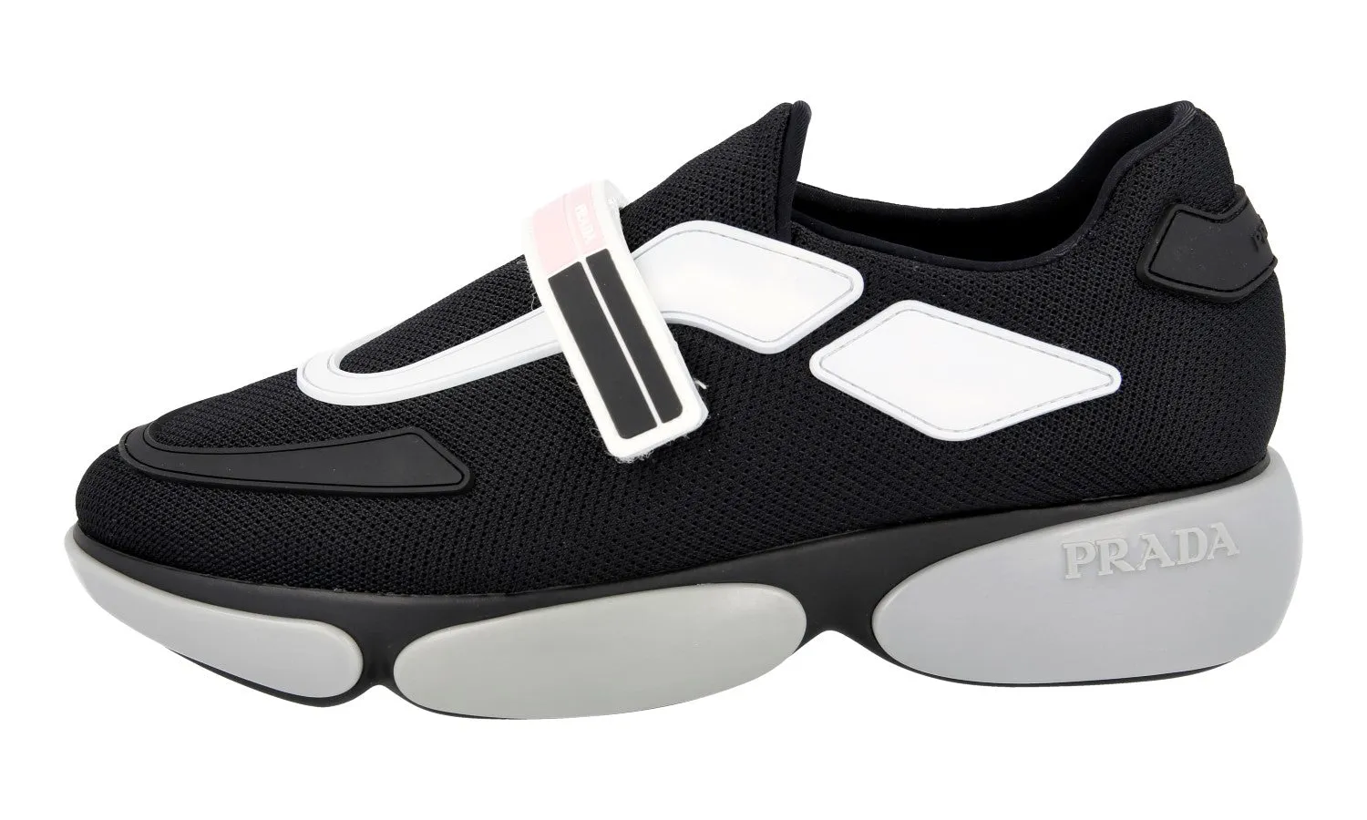 Prada Women's Black Cloudbust Sneaker 1E293I Bounce Back Foam