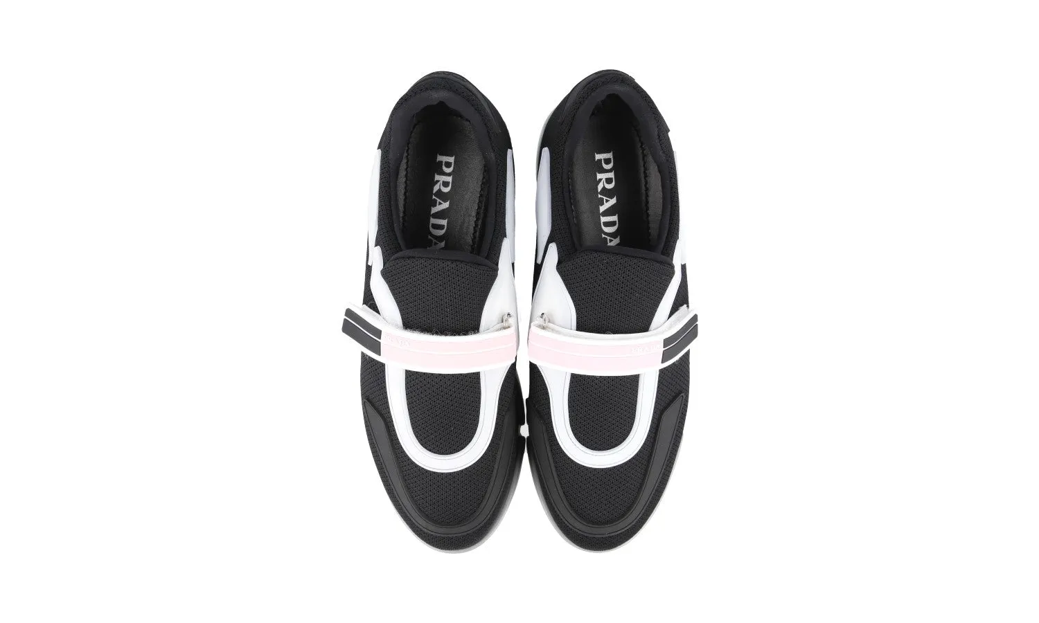 Hygroscopic Insole Layer Prada Women's Black Cloudbust Sneaker 1E293I