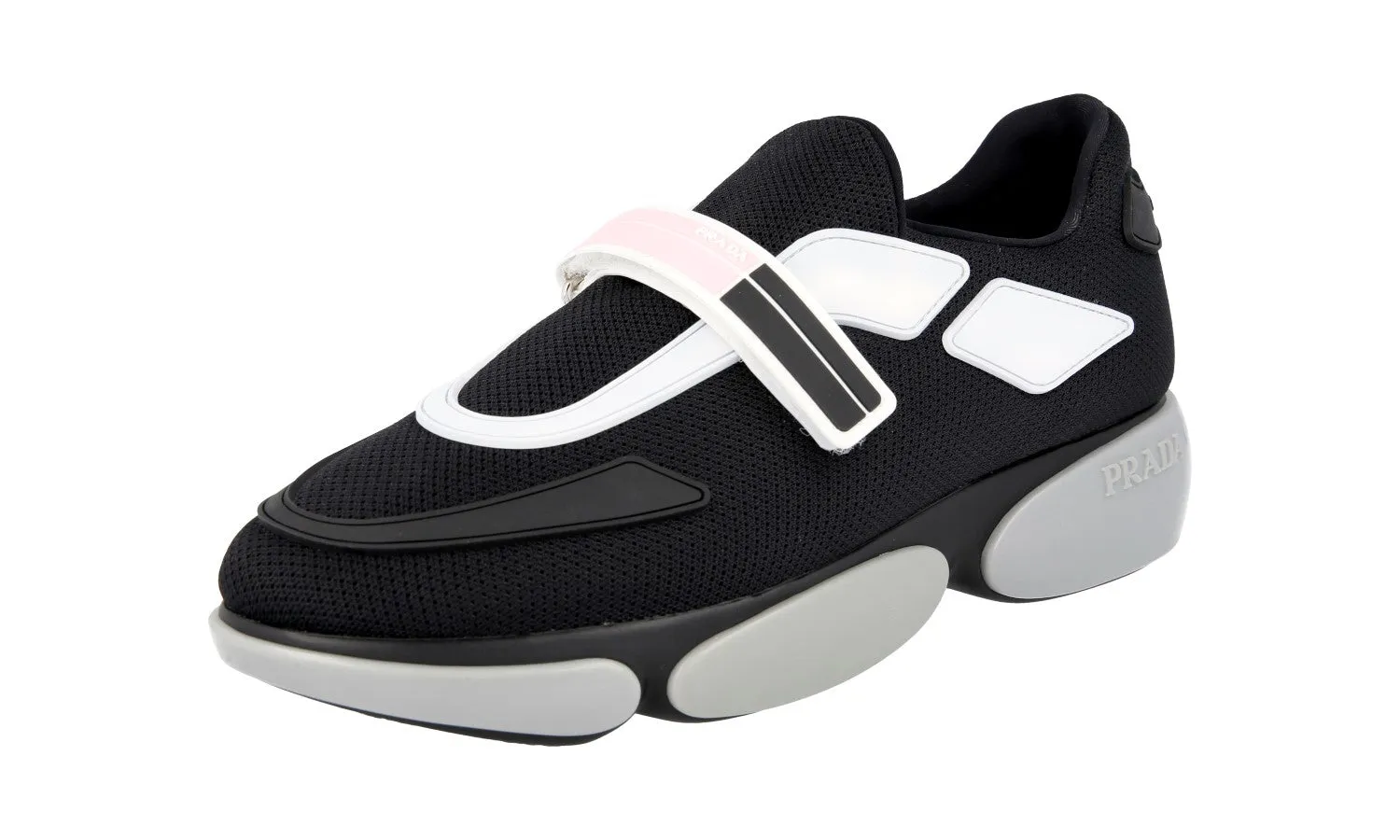 Prada Women's Black Cloudbust Sneaker 1E293I Cushioned traction Daily Fashion