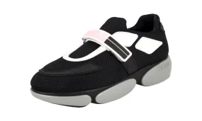 Prada Women's Black Cloudbust Sneaker 1E293I All-Season Wear Heat Dissipation Channels